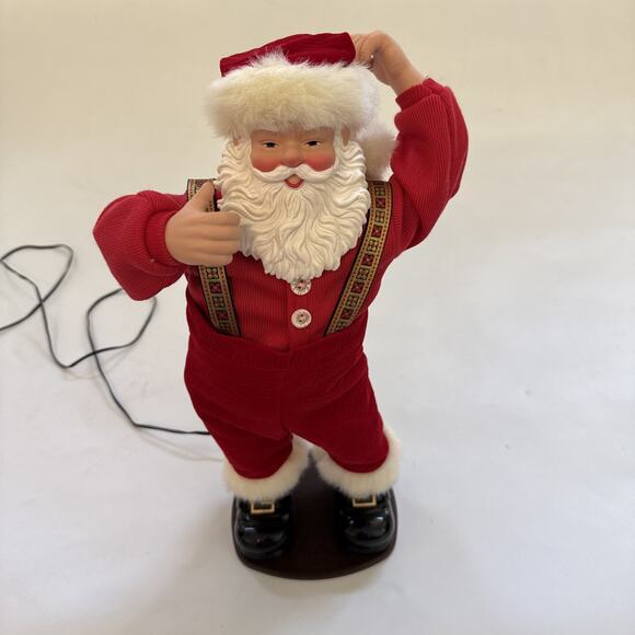 Jingle Bell Rock Dancing Santa 16" LTD 1998 Retired w/Box EUC Christmas 1st Ed - Picture 2 of 8